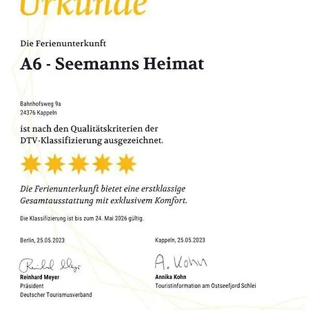 Apartment Seemanns Heimat - A6 *
