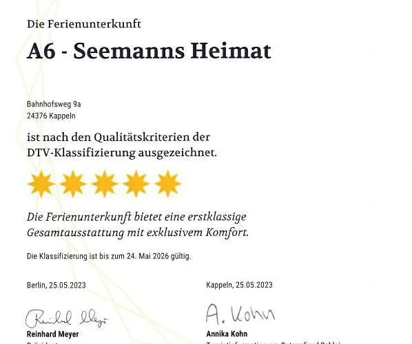 Appartement Seemanns Heimat - A6 *